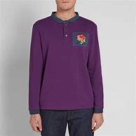 Image result for Kent and Curwen Beckham Rose Patch Rugby Shirt