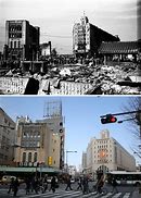 Image result for Tokyo Firebombing Before and After