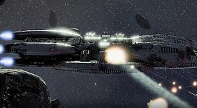Image result for Battlestar Galactica Space Battles