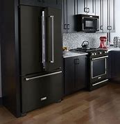 Image result for Kitchens with Black Whirlpool Appliances