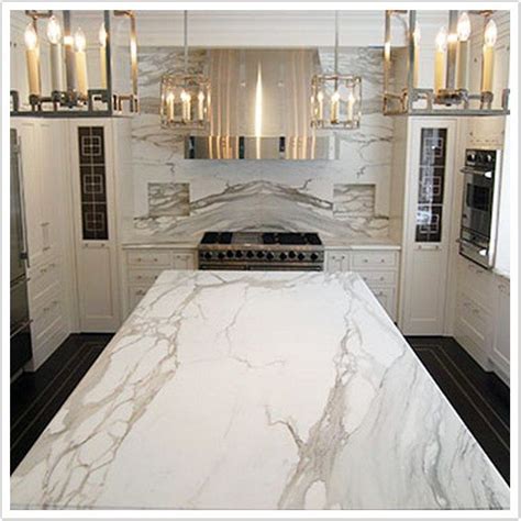 Calacatta White Marble   Bath & Granite Denver