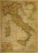 Image result for Vintage Italy Map