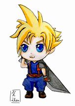 Image result for Cloud Strife FF7 Chibi