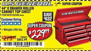 Image result for Harbor Freight Tool Boxes Coupons