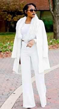 Image result for Winter White Outfits