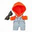 Image result for Girly Hoodie with Overalls