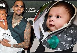 Image result for Chris Brown and His Son