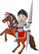 Image result for Knight and Horse Cartoon