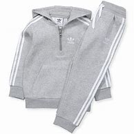 Image result for Adidas Kids Tracksuit Black and Grey