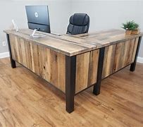 Image result for wooden l shaped executive desk