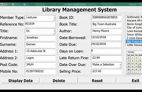 Image result for Library Database Management System Project