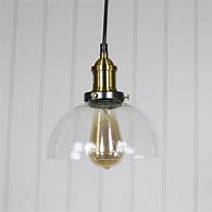 Image result for Glass Dome Pendant Light