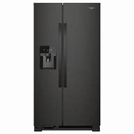 Image result for WRS321SDHB Whirlpool 33 Inch 21.4 Cu. Ft. Capacity Sidebyside Refrigerator With LED Lighting And Builtin Ice Maker Black