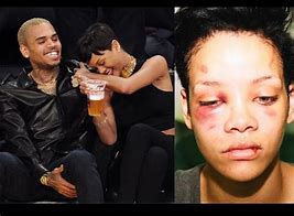 Image result for Rihanna Getting Hit by Chris Brown