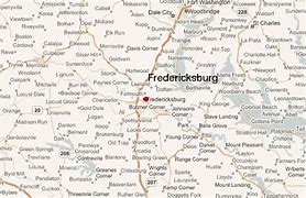 Image result for Fredericksburg VA Map