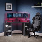 Image result for Corner Gaming Desk with Storage