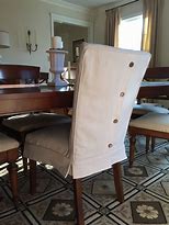 Image result for chair back covers for dining chairs