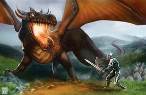 Image result for Dragon Eating Knight Meme