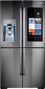 Image result for Samsung 3 Door White Refrigerator