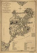 Image result for Map of Boston Massachusetts 1775