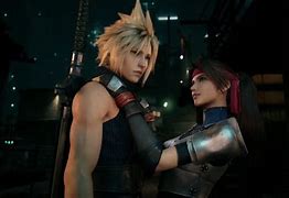 Image result for FF7 Jessie and Cloud