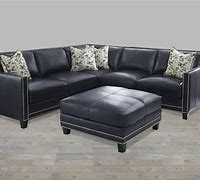 Image result for Navy Blue Leather Sectional Sofa