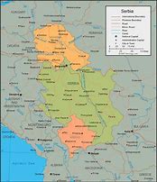 Image result for Serbia Political Map