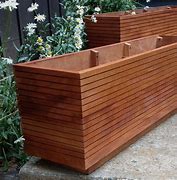 Image result for Tall Wooden Planter Boxes
