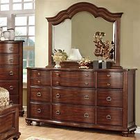 Image result for Cherry Wood 5 Drawer Dresser