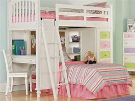 Image result for Girls Loft Bed with Desk