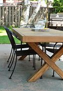 Image result for DIY Outdoor Dining Table