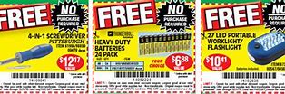 Image result for Harbor Freight Free Items