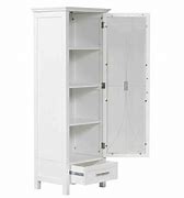 Image result for Linen Storage Cabinet Furniture