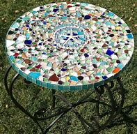 Image result for Mosaic Garden Table
