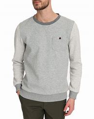 Image result for Fitted Grey Crew Neck Sweatshirt