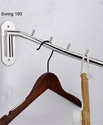 Image result for Swing Arm Hanging Rack