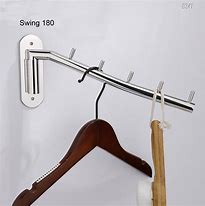 Image result for Wall Mount Clothes Hanger Rack