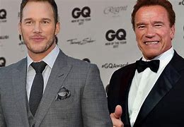 Image result for Chris Pratt Arnold Schwarzenegger