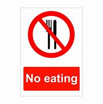 Image result for Don't Eat My Food Sign