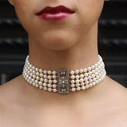 Image result for Pearl Choker Necklace