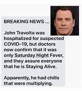 Image result for John Travolta Virus Meme