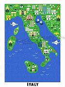 Image result for Italy Map for Kids