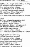 Image result for Lyrics to Woke Up This Morning by the Old Paths