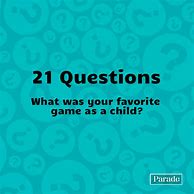 Image result for 21 Questions Game Questions