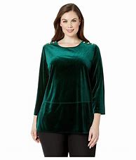 Image result for Velvet Shirt Plus Size