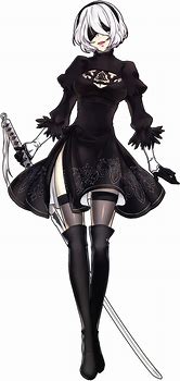 Image result for 2B Neir PNG