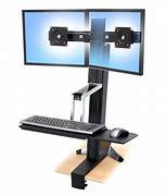 Image result for Standing Desk Attachment for Privacy