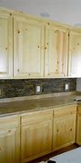 Image result for Pine Kitchen Cabinets