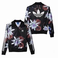 Image result for Adidas Flower Print Sweat Jacket