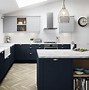 Image result for navy blue kitchen cabinets
